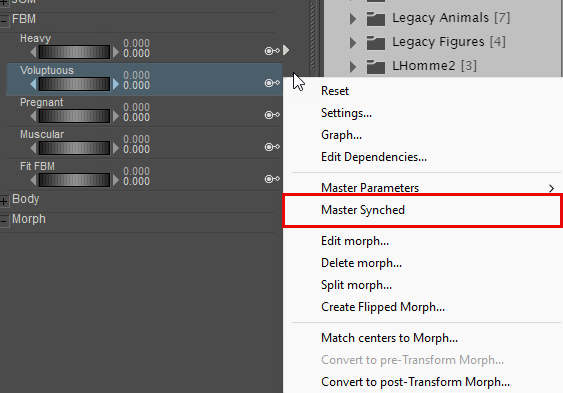 Copying Morphs Between Figures