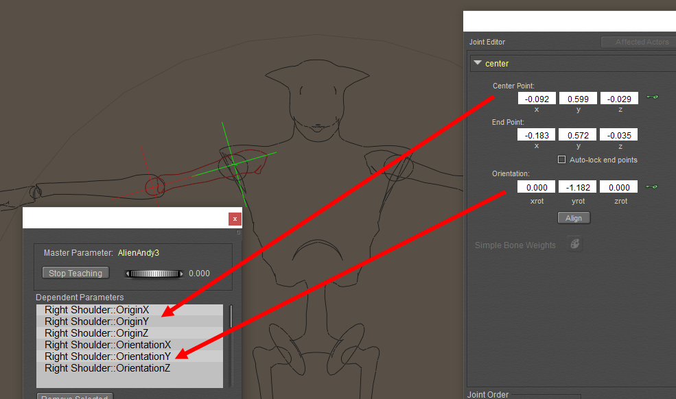 Manually Adjusting Animated Centers and Orientations